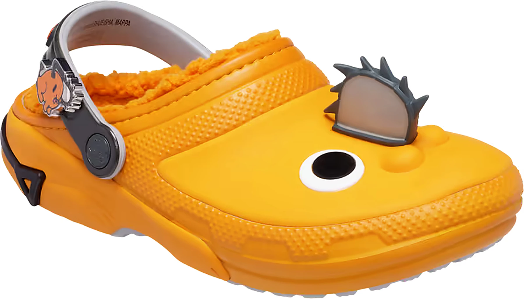 Chainsaw Man x Crocs Classic Lined Clog Pochita 213928-90H - vista di tre quarti"