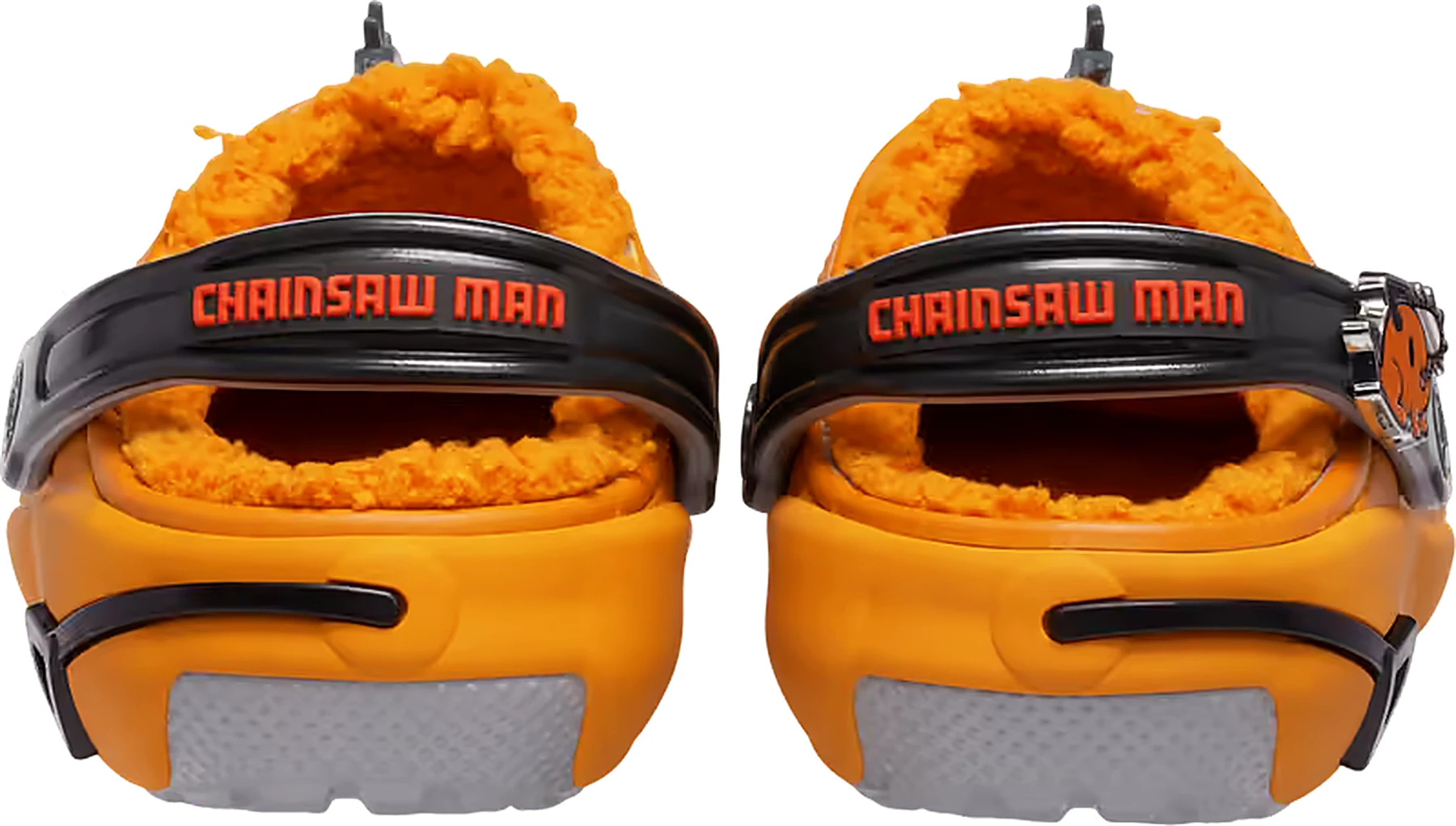 Chainsaw Man x Crocs Classic Lined Clog Pochita 213928-90H - vista posteriore del tallone"