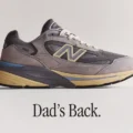 New Balance 990v7 Made in USA Kool Grey U990GR7 - campagna Dads Back