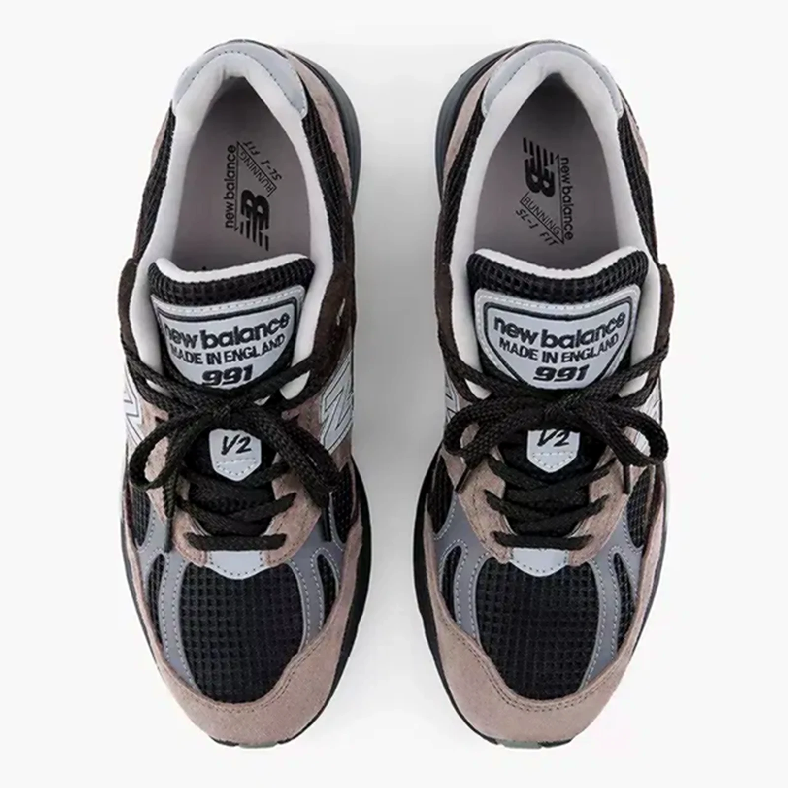New Balance 991v2 Made in UK Iron U991EY2 - vista dall alto"