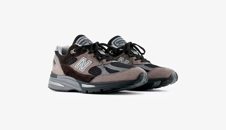 New Balance 991v2 Made in UK Iron U991EY2 - paio tre quarti