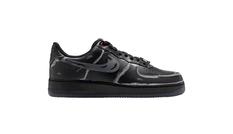 Nike Air Force 1 Low Ghostface Black IZ1207-010 - vista laterale esterna